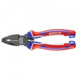 Cleste Combinat EMTOP EPLRC0821, 200mm, Material Cr-V, cu Efect de Parghie, 30% Economie de Energie, Functii Sertizare, Suport pentru Cuie, Maner TPR