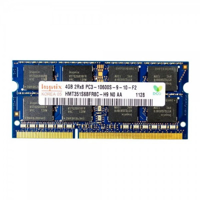 MEMORIE LAPTOP DDR3 Hynnix 4gb 2rx8 pc3-10600s-11-11-F2 foto
