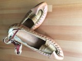 opinci din piele handmade folclor port popular serbia balcani yugoslavia nr. 41
