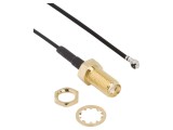 Cablu AMPHENOL RF 0,3m SMA mamă unghi drept 336313-14-0300