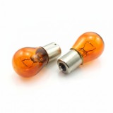 Set 2 becuri auto PY21W portocalii 12V 21W Carguard