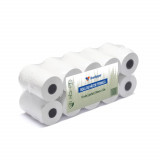 Set 10 Role Termice ROLLIS, 56mm x 12m, Hartie Termica 48 g/m&sup2; fara Bisfenol A (BPA), Tub 12 mm