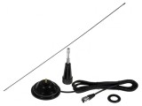 Antena CB Farun JBA 252 0.96m 2dBi 150W cu Magnet și Cablu 4m UHF