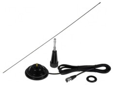 Antena CB Farun JBA 252 0.96m 2dBi 150W cu Magnet și Cablu 4m UHF