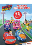 Pe locuri! Fiti gata! Start! 32 de planse de colorat - Mickey si pilotii de curse - Litera