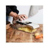 Răzătoare Legume Multifuncțională 5 &icirc;n 1 COOK CONCEPT, Inox, Profesională, Tocător Rapid, Accesorii Salate, Supe, Deserturi
