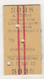 Bnk div CFR Tichet tren accelerat Stamora Moravita 1971