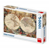 Cumpara ieftin Puzzle Harta instorica a lumii, 1000 piese &ndash; DINO TOYS
