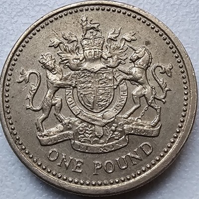 1 pound 1983 Marea Britanie, km#933 foto