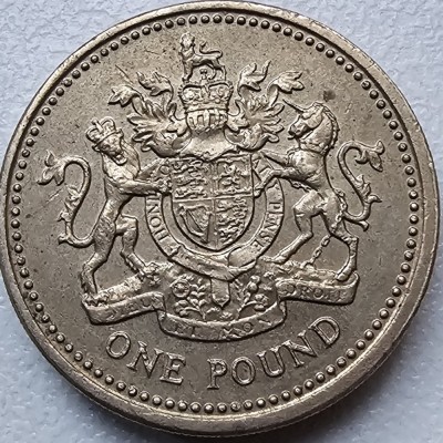 1 pound 1983 Marea Britanie, km#933 foto