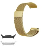 Curea metalica compatibila Samsung Galaxy Watch9 40mm, Milanese Loop, Auriu