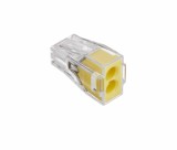 Clema rapida cu 2 poli pentru conductori rigizi, 20A 300V 1.5-2.5, CE Contact Electric