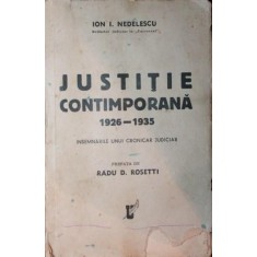 JUSTITIE CONTIMPORANA 1926 - 1935