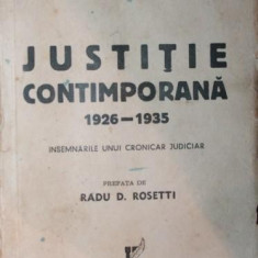 JUSTITIE CONTIMPORANA 1926 - 1935