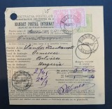 ROMANIA-1907-mandat postal---stampilate-