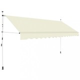 Gossi copertina retractabila manual, crem, 400 cm
