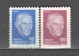 Turcia.1985 Presedintele Ataturk ST.126, Nestampilat