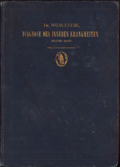 HST C6119 Specielle Diagnose der inneren krankheiten 1895 Leube volumul I foto