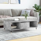 vidaXL Masă de cafea, gri beton, 104x60x35 cm, lemn compozit