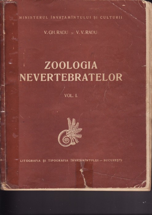 V. Radu-Zoologia nevertebratelor-vol.1,1958