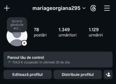 V&amp;acirc;nd cont de Instagram 1k foto