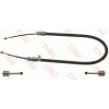 Cablu frana mana Mercedes A-Class (W168), 07.97-08.05, Dreapta, pt frana tambur, TRW