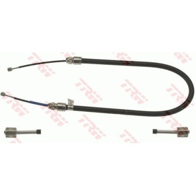 Cablu frana mana Mercedes A-Class (W168), 07.97-08.05, Dreapta, pt frana tambur, TRW foto