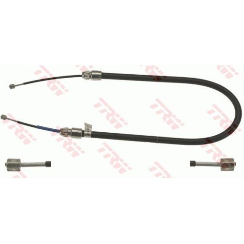 Cablu frana mana Mercedes A-Class (W168), 07.97-08.05, Dreapta, pt frana tambur, TRW