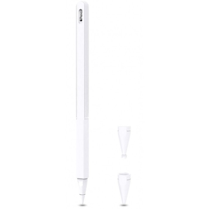 Husa TECH-PROTECT SMOOTH pentru Apple Pencil 2, Alba