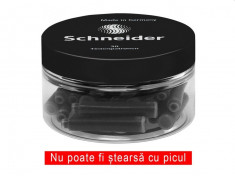 Patron cerneala Schneider neagra 30/borcan foto