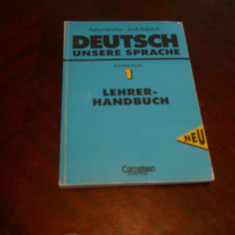 Deutsch unsere sprache lehrerhandbuch P.Hölscher E. Rabitsch1989 Manual germana1