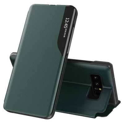 Husa pentru Samsung Galaxy Note 8, Techsuit eFold Series, Dark Green foto