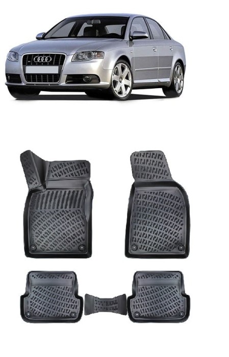 Set covorase cauciuc tip tavita Audi A4 B7 (2004-2008)
