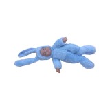 Iepuras Plus Copil Stil Anne Geddes Albastru, Canta Rugaciune, 34cm, Aranjamente Lumanare Botez