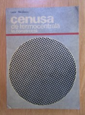 Lazar Nicolescu - Cenusa de termocentrala in constructii