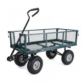 Carucior de transport cu plasa, cu panouri laterale pliabile, capacitate de pana la 300kg, verde Performance AutoTuning