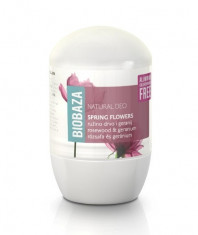 Deodorant natural pentru femei SPRING FLOWERS (trandafiri si geranium), foto