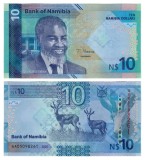 NAMIBIA █ bancnota █ 10 Dollars █ 2025 █ P-20 █ UNC █ necirculata
