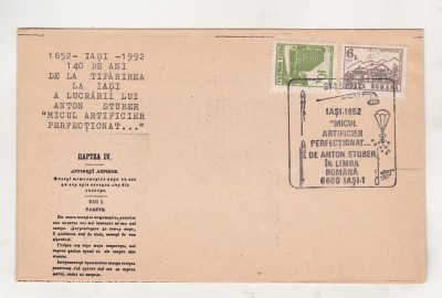 bnk fil Plic ocazional 140 ani tiparire Micul artificier perfectionat iasi 1992 foto