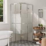 Cabina dus vidaXL 90x70x180cm sticla securizata ESG transparenta si argintie