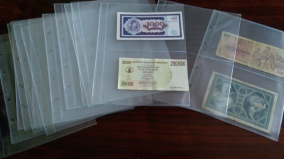 Folie PVC Importa - Uden Weekmakervrij pentru 2 bancnote 17/12cm x 15 buc foto