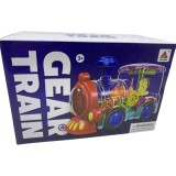 Tren transparent de jucarie