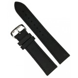 Curea Ceas Premium din Piele Full Grain &ndash; Black Stealth, Quick Release