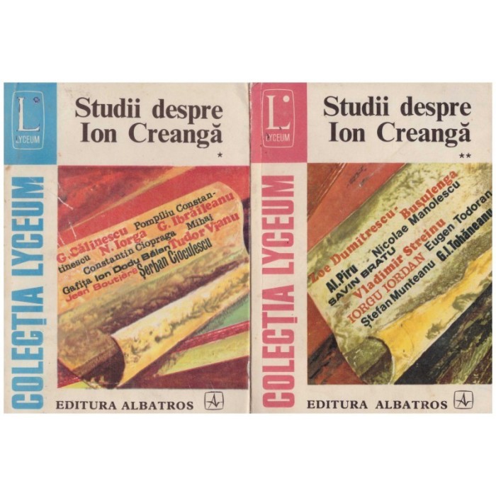- Studii despre Ion Creanga vol.1+2 - 130255