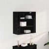 Dulap de perete Stejar negru 80 x 33 x 80 cm Lemn compozit