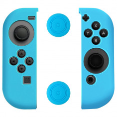 Set huse silicon pentru Nintendo Switch Joy - Con - Albastru - 60441 foto