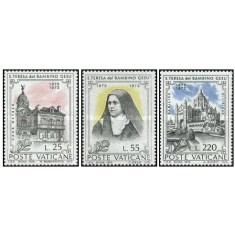 Vatican 1973 - Sct. Theresia serie neuzata