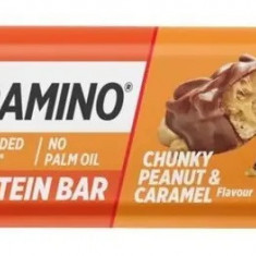 Baton proteic Chunky Peanut Caramel, 55g, Nutramino