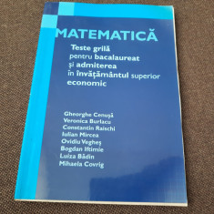 Matematica teste grila pentru bacalaureat si admiterea in invatamantul -Cenusa