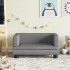 VidaXL Canapea pentru copii, gri, 60x40x30 cm, piele ecologică 3196327